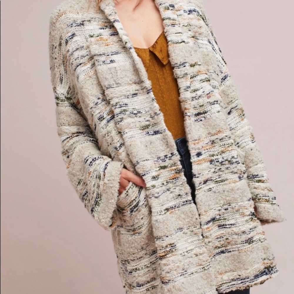 Anthropologie Oversized Knit Cardigan XS